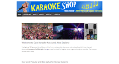 Desktop Screenshot of karaokeshop.co.nz